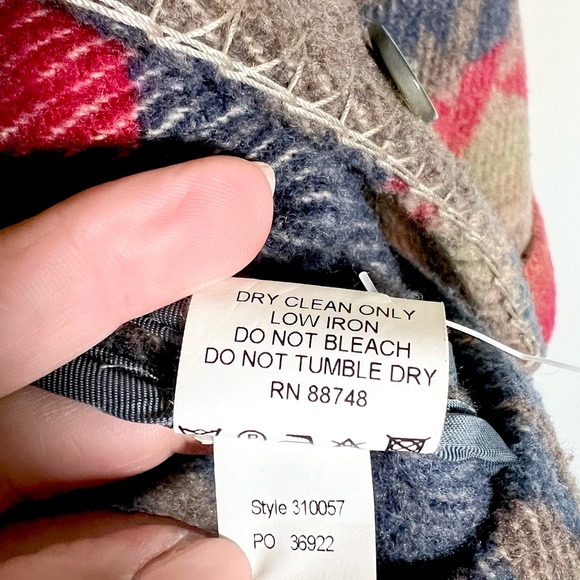 Territory Ahead Vintage Coat Western Aztec Southwestern Wool - Picture 10 of 10